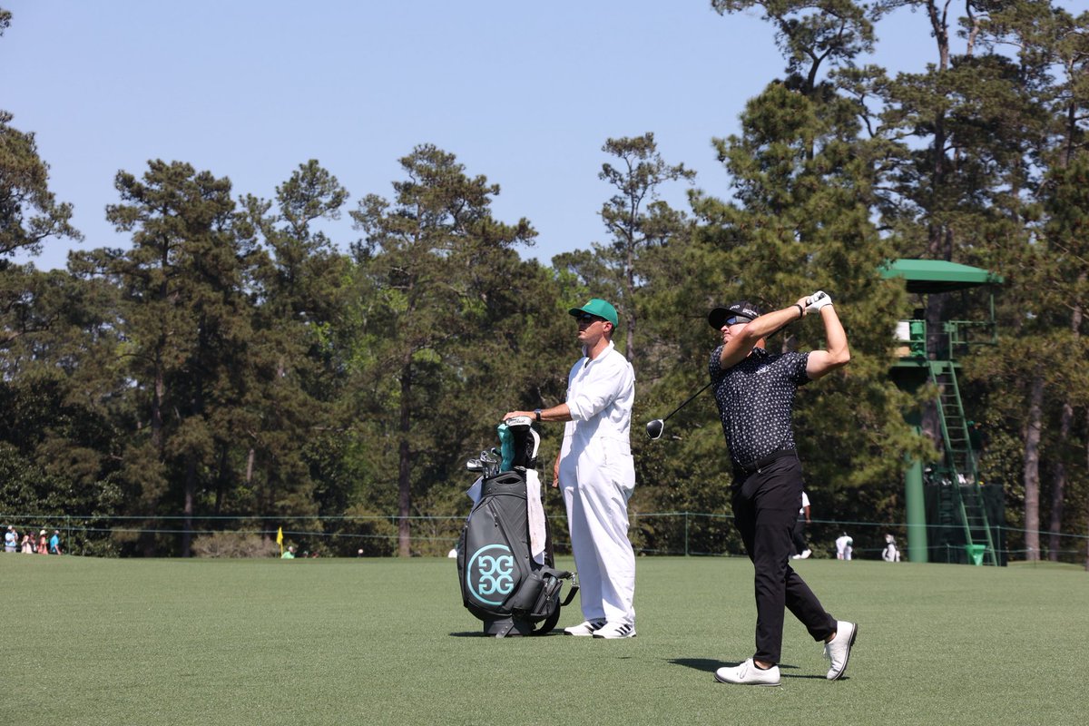 kimberlygay1's tweet photo. Masters Sunday! We’ll always 💚these memories!! ⁦@BrianGayPGA⁩ ⁦@MakinleyGay⁩ ⁦⁦@TheMasters⁩ ⁦@gfore⁩ https://t.co/F3aC7WdxMp