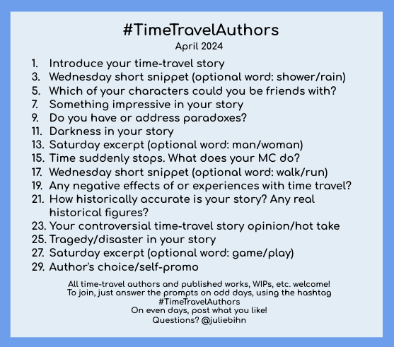 In Titanic Voyage, sometimes Liam gets very nauseous when he time travels. I wonder why. 🤔🤔🤔🤔🤔 #TimeTravelAuthors