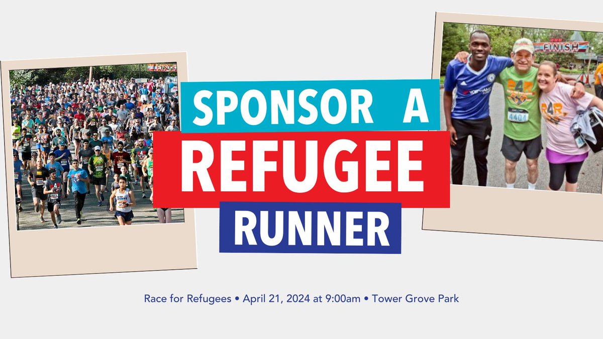 We're only a week away from the Race for Refugees! Sign up for our family-friendly, chip-timed 5k or 1-mile Fun Run: bit.ly/race4ref6 Want to double your impact? Sponsor a refugee from our teen program so they can participate in the race!