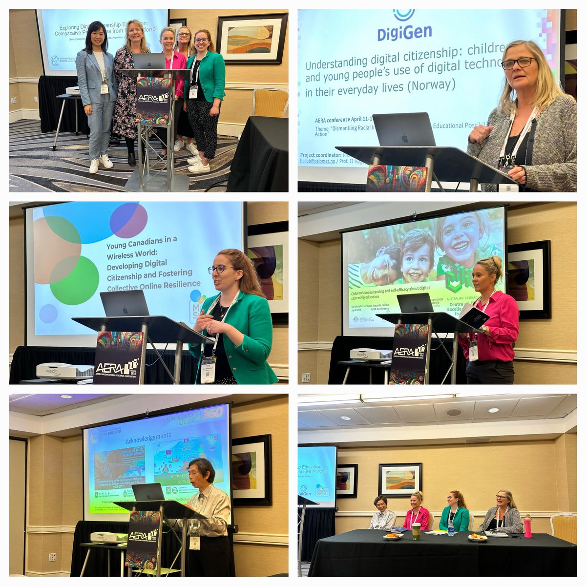 A great end to #AERA2024 with our wonderful international panel 'Exploring Digital Citizenship Education: Comparative Perspectives From Five Nations'. Thanks to my co-presenters and to all those who attended our session. @OsloMet @DigiGenEurope