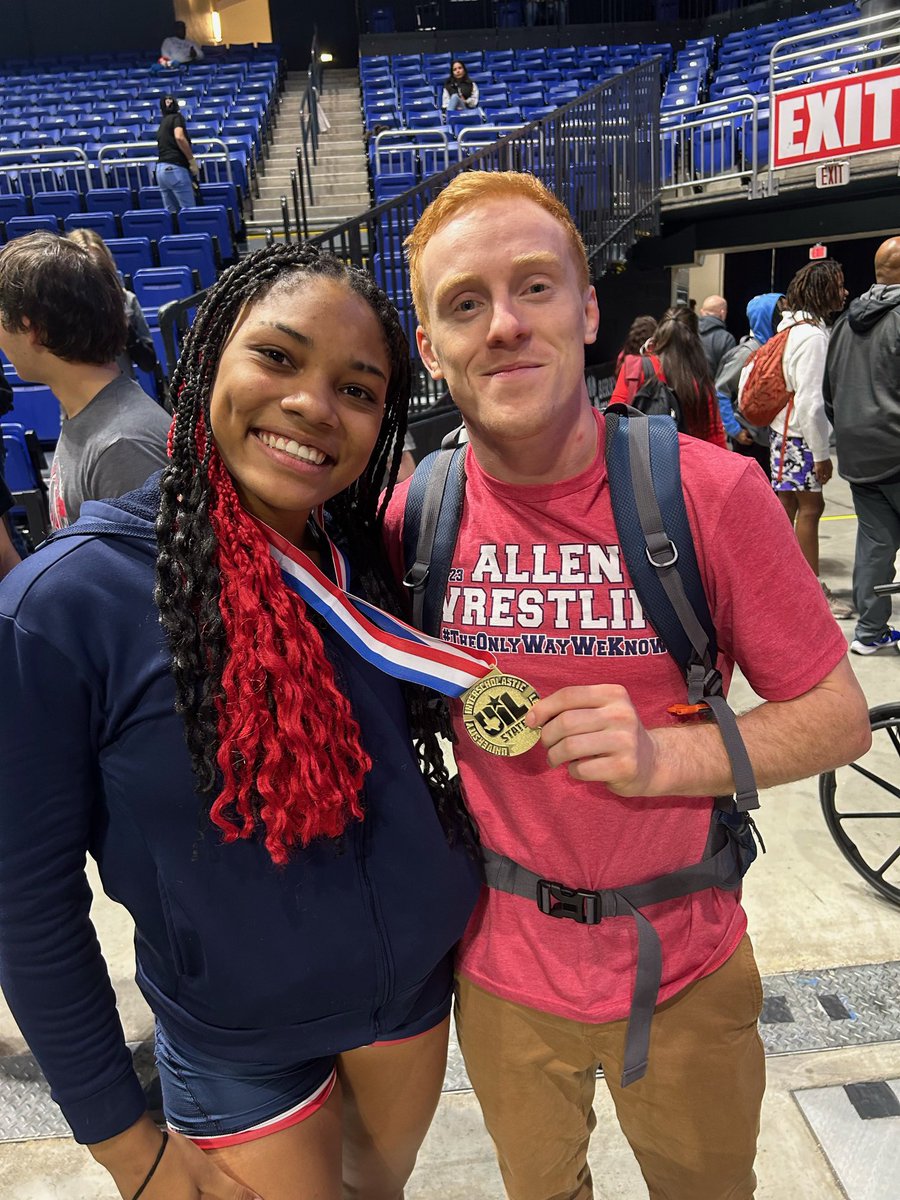 Super proud of Allen Wrestler Jasmine Robinson!!! As a 17 year old senior, Jasmine went to Women’s Nationals this weekend and made both the U23 and U20 72 kg World Teams! Way to go Jasmine 👏 Back to Stadium Snakes tomorrow to prep for worlds! @Allenwrestling #TheOnlyWayWeKnow