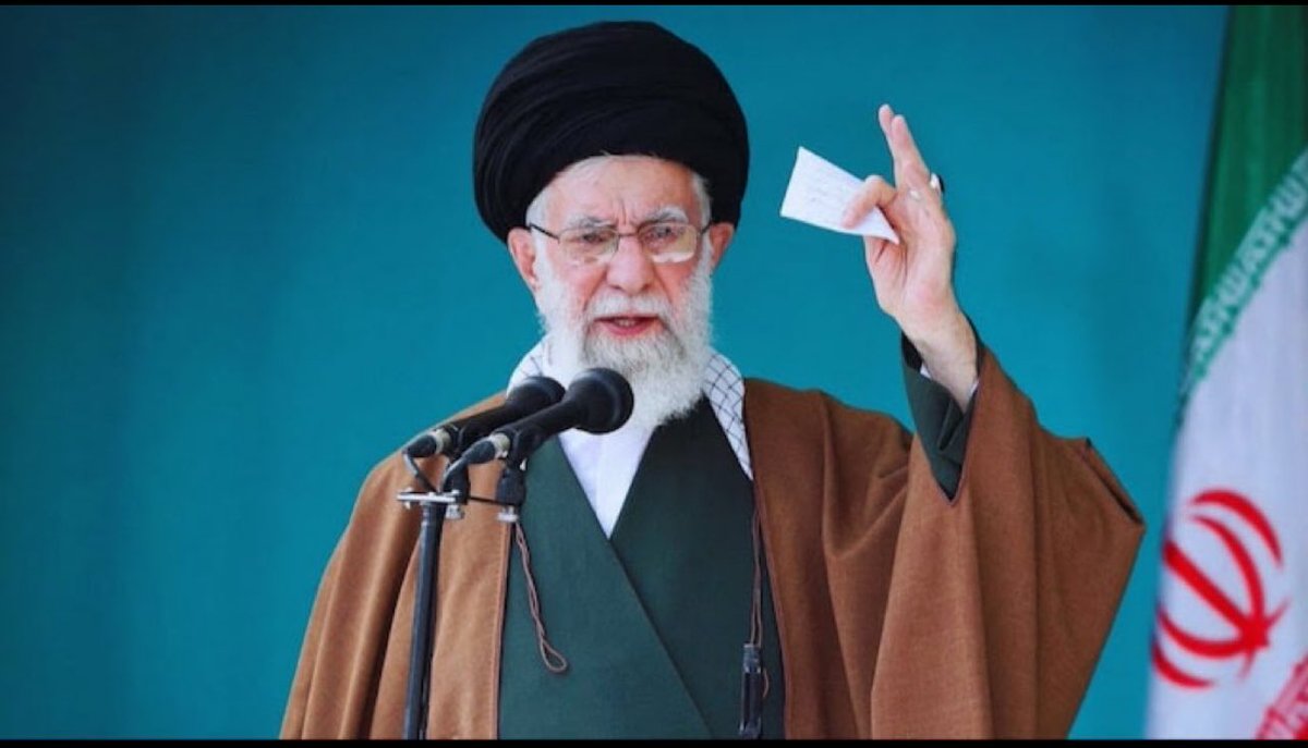 Hamdaa665's tweet photo. Iran's supreme Leader Ali Khamenei said I will fight for Palestinians till my last breath.🇮🇷💪
#IranAttackIsrael #IsraeliTerrorists #Iran #Iranians #IronDome https://t.co/0LGZsRLe9F