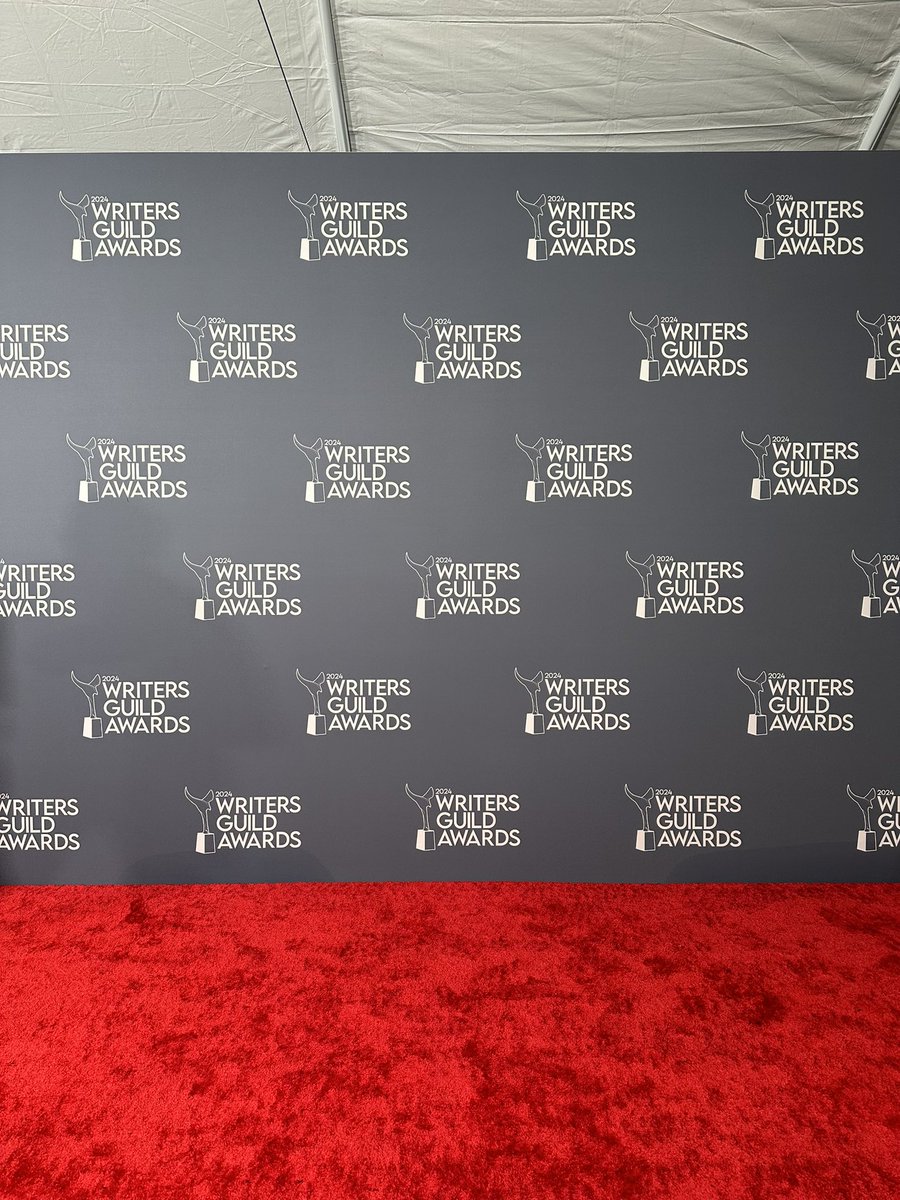 Just when you think awards season is over — one more round tonight at the Writers Guild Awards
