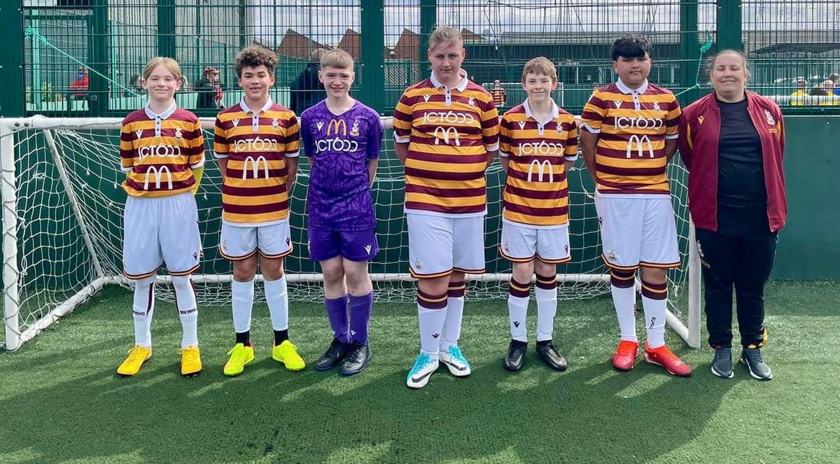 Well done to all of our juniors who played at Leeds Fives Top of all 4 West Riding Ability Counts Junior Leagues! Keep up the good work! Same again next month! Thanks again to out sponsors Jackson Swiss Partners for supporting our club #BradfordCityDFC #bantamsfamily…