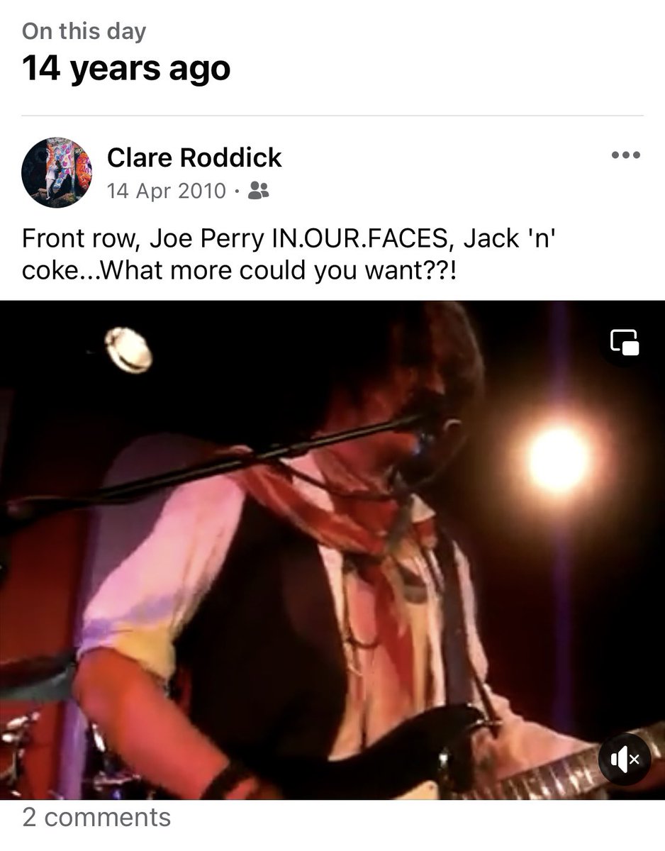 @Annaf_83  Remember when we were out and about at all hours?? 🤪
Can’t believe we were so close! 
#joeperry #joeperryexperience #usedtobecool #londongigs