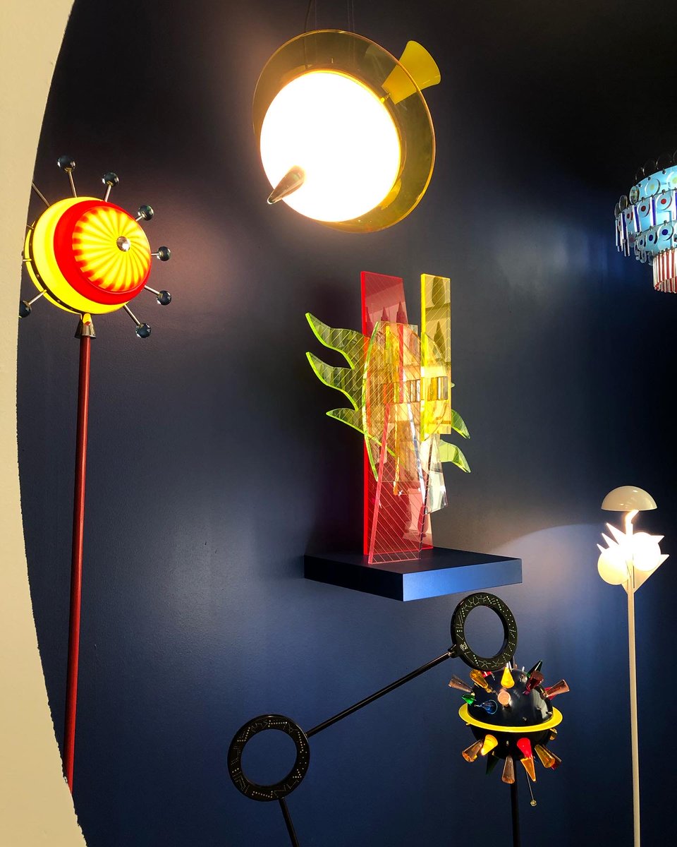 M_Cainer's tweet photo. Very inspiring retrospective exhibition on the architect, designer &amp; artist #AlessandroMendini #IOSONOUNDRAGO La vera storia di Alessandro Mendini, Curated by Fulvio Irace at @triennalemilano together with @fondationcartier now until the 13/10 
#ateliermendini #atelier_mendini https://t.co/318Lvt4NRz
