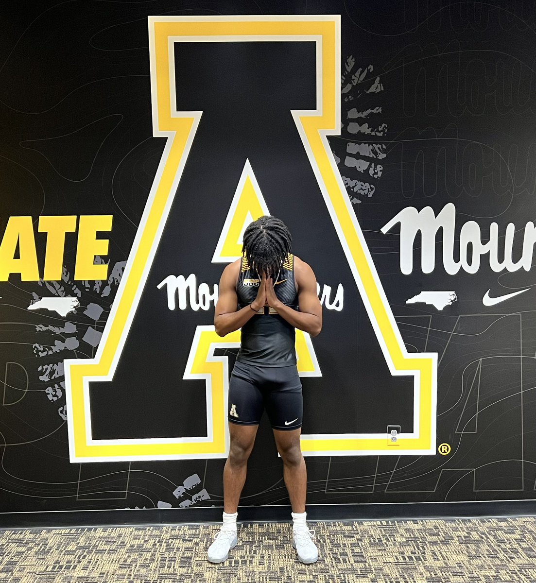 Had a great Official Visit at Appalachian State University today! Thank you @McLean26 for the invite! @DrewMatthewsKU @AppTF_XC @FRAathletics @tnmilesplit