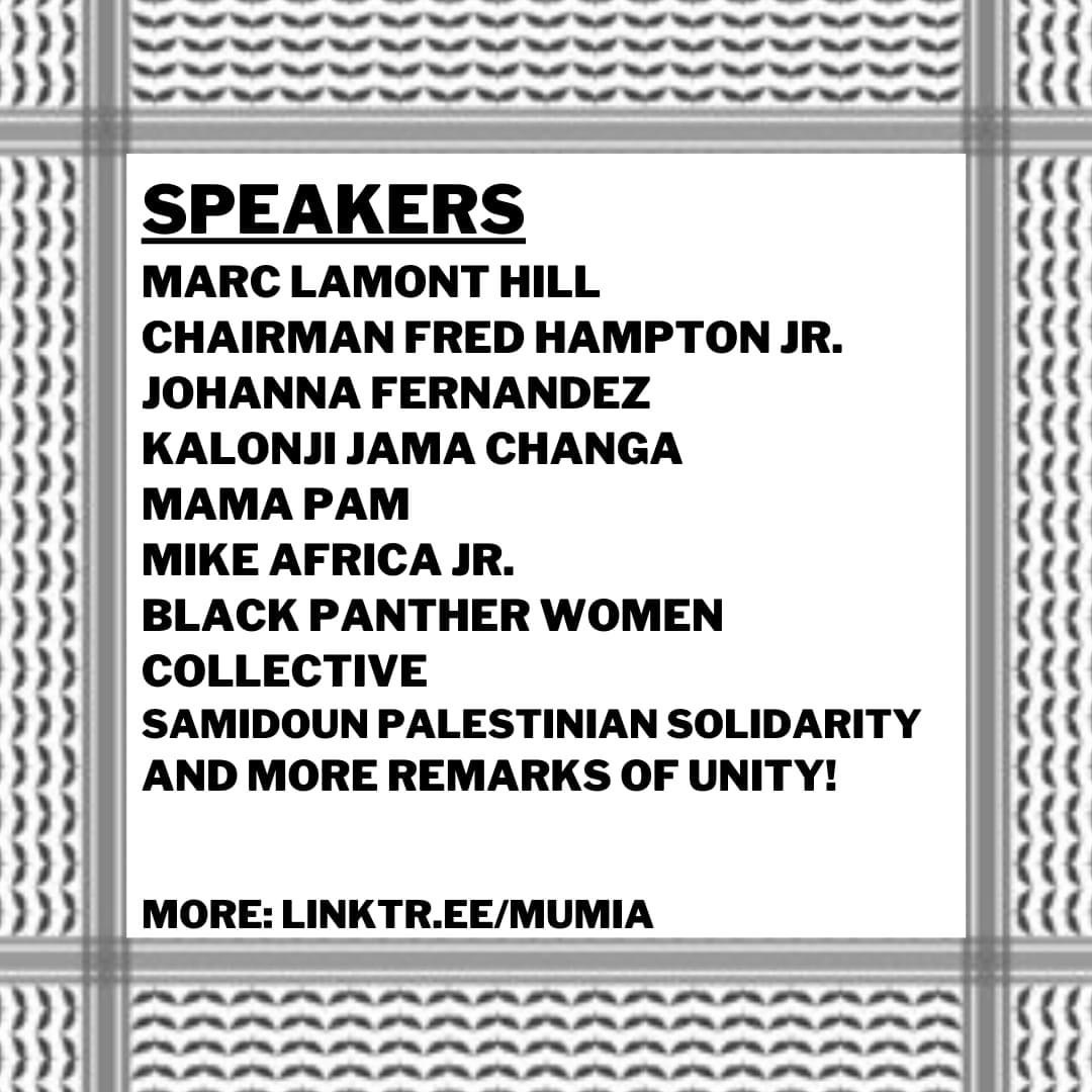 FREE MUMIA‼️ Mumia 70th Birthday Celebrations in Philly April 24th! Buses leaving from Boston and NYC! Also, Mumia Celebrations in San Diego, Mexico, Berlin, UK and France!