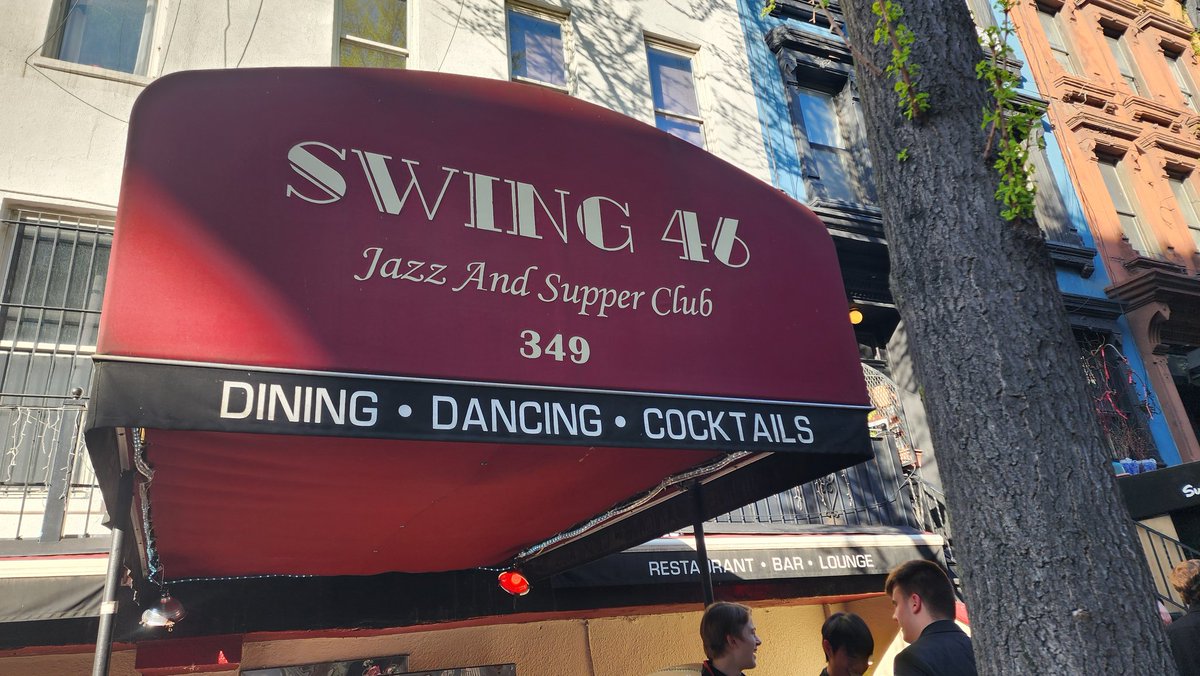 OneMoreOnce's tweet photo. We are off and running at Swing 46 with North Penn HS, Conrad Herwig and OMO Big Band! https://t.co/OqrTQ27nxp