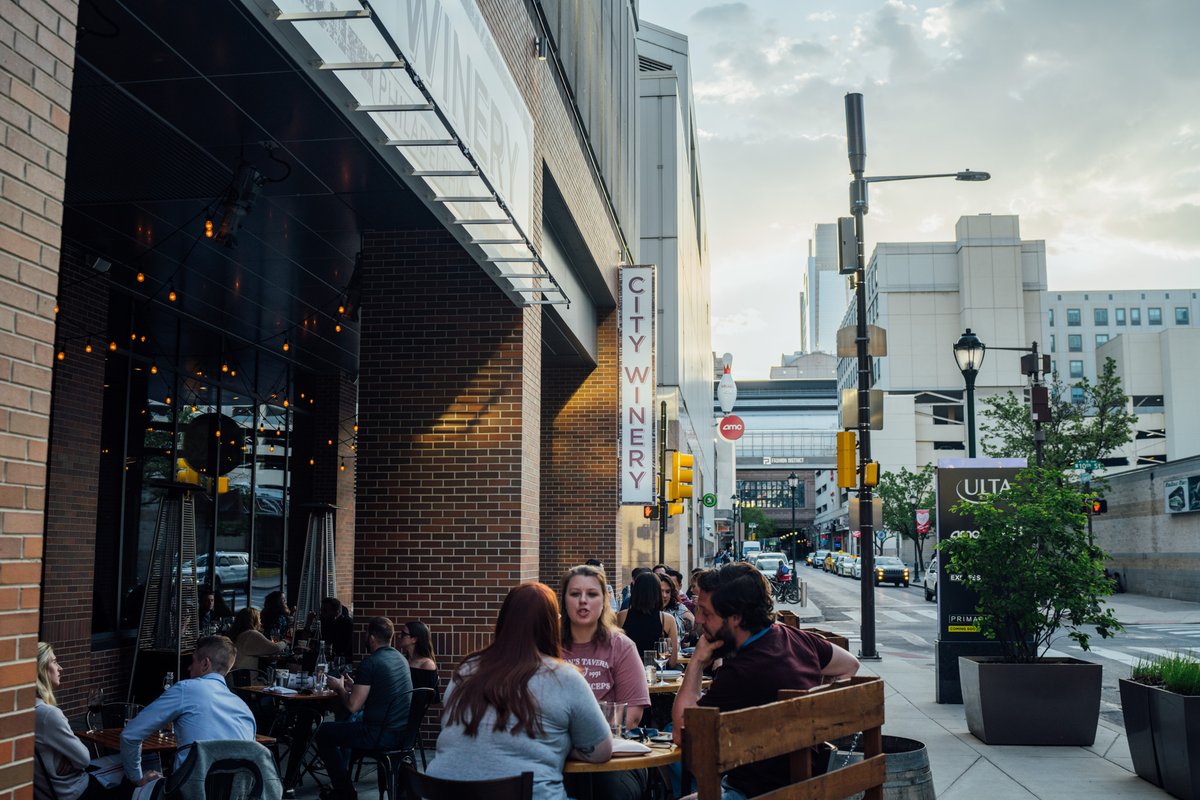 Wine and beer pair nicely with fresh air. This Friday, April 19, @citywineryphil is opening its patio in partnership with @yardsbrew with a Patio Happy Hour Kick-Off Party. 🍷🍺 Guests will enjoy seasonal happy hour specials only available on the patio this summer. #discoverPHL