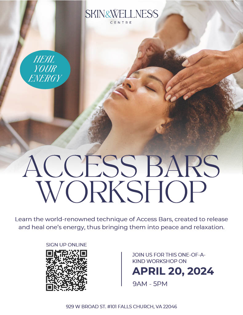 Interested in learning the world-renowned technique of Access Bars? Join us on Saturday, April 20th from 9 am-5 pm for a one-of-a-kind workshop that will teach you to release and heal one’s energy.

To register visit: eventbrite.com/e/access-bars-…