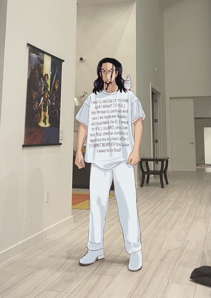 This shirt suits Rob Lucci imo

#ONEPIECE #ONEPIECE1100 #ROBLUCCI