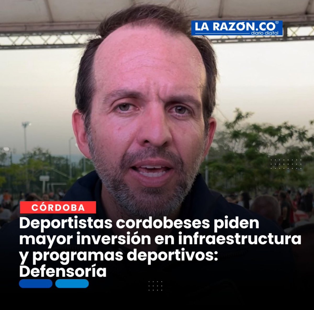 Deportistas cordobeses piden mayor inversión en infraestructura y programas deportivos: Defensoría larazon.co/cordoba/deport… vía @LaRazonCo