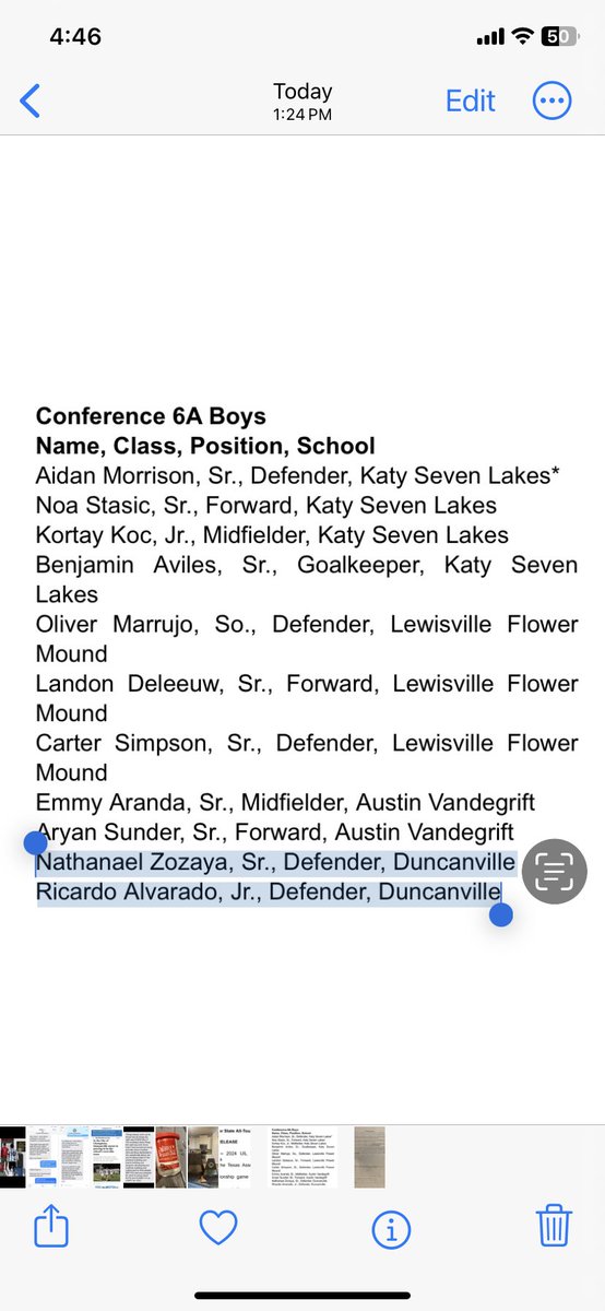 Congrats to Dville own @ZozayaNate @Ricardo04155303 for being selected as State All Tournament Team🔥 #Excellence