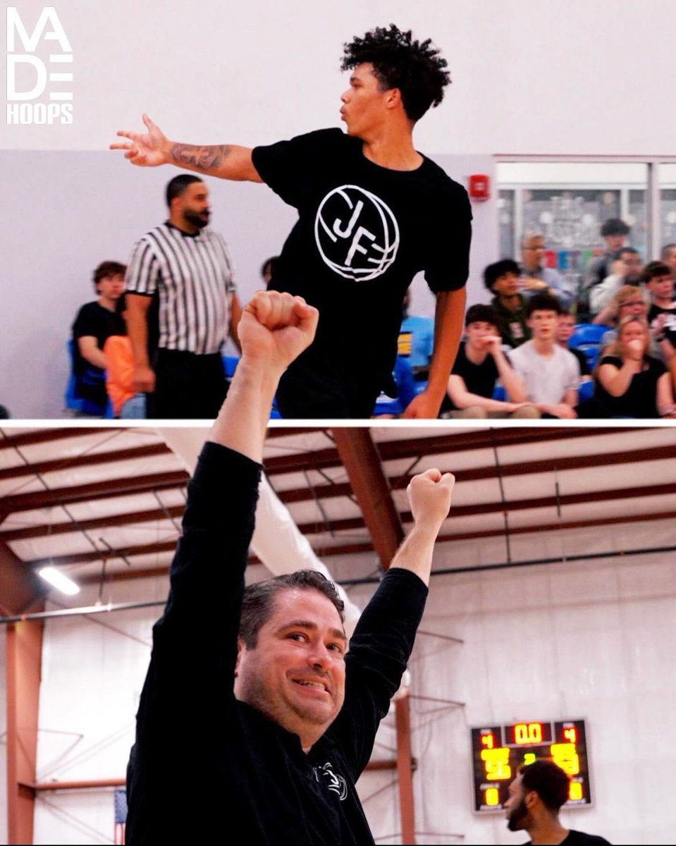 Jeff_Kovner's tweet photo. Culture is the name of the game for Jersey Force. The years and the rosters change, but the STANDARD doesn’t!! 

Competitiveness, toughness and togetherness.

Ended @madehoops East Warmup with a win over an ultra talented Team Final EYBL group.

Statement MADE by the MHC squad‼️ https://t.co/zhh2EEdG2B