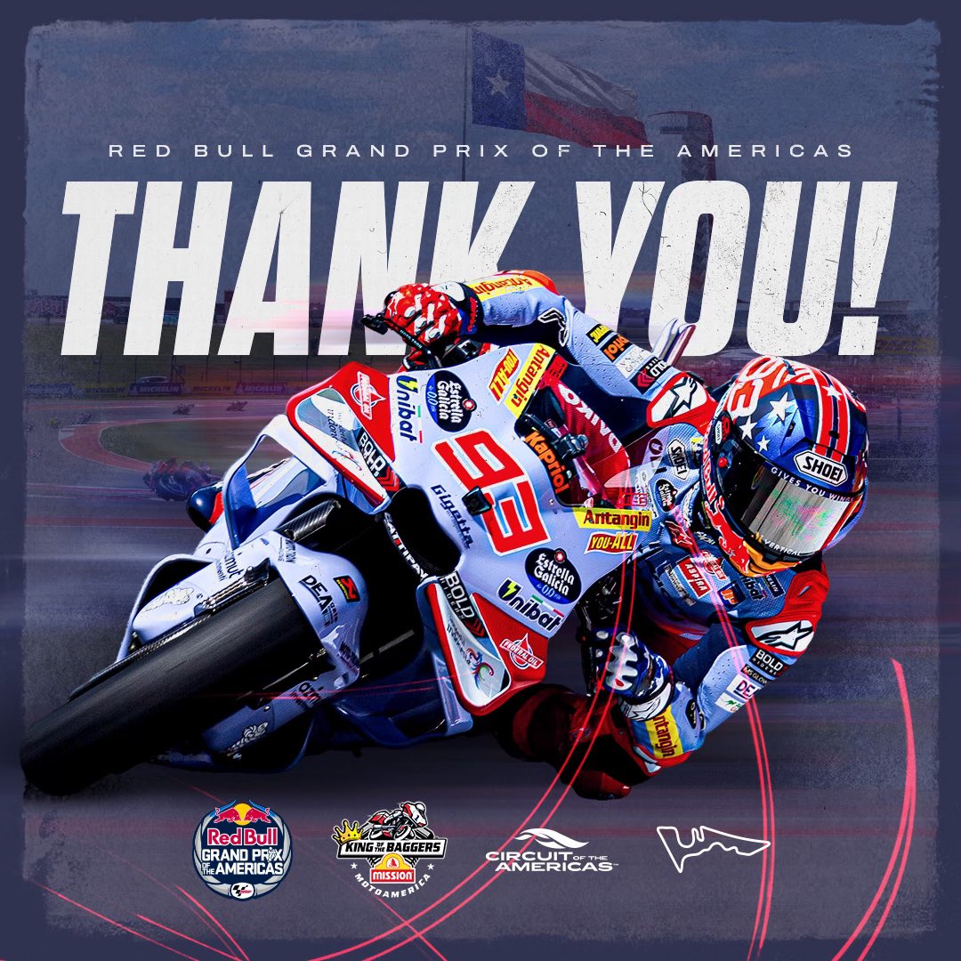 Thank you @motogp fans! This week was wild 🤠 #AmericasGP🇺🇸