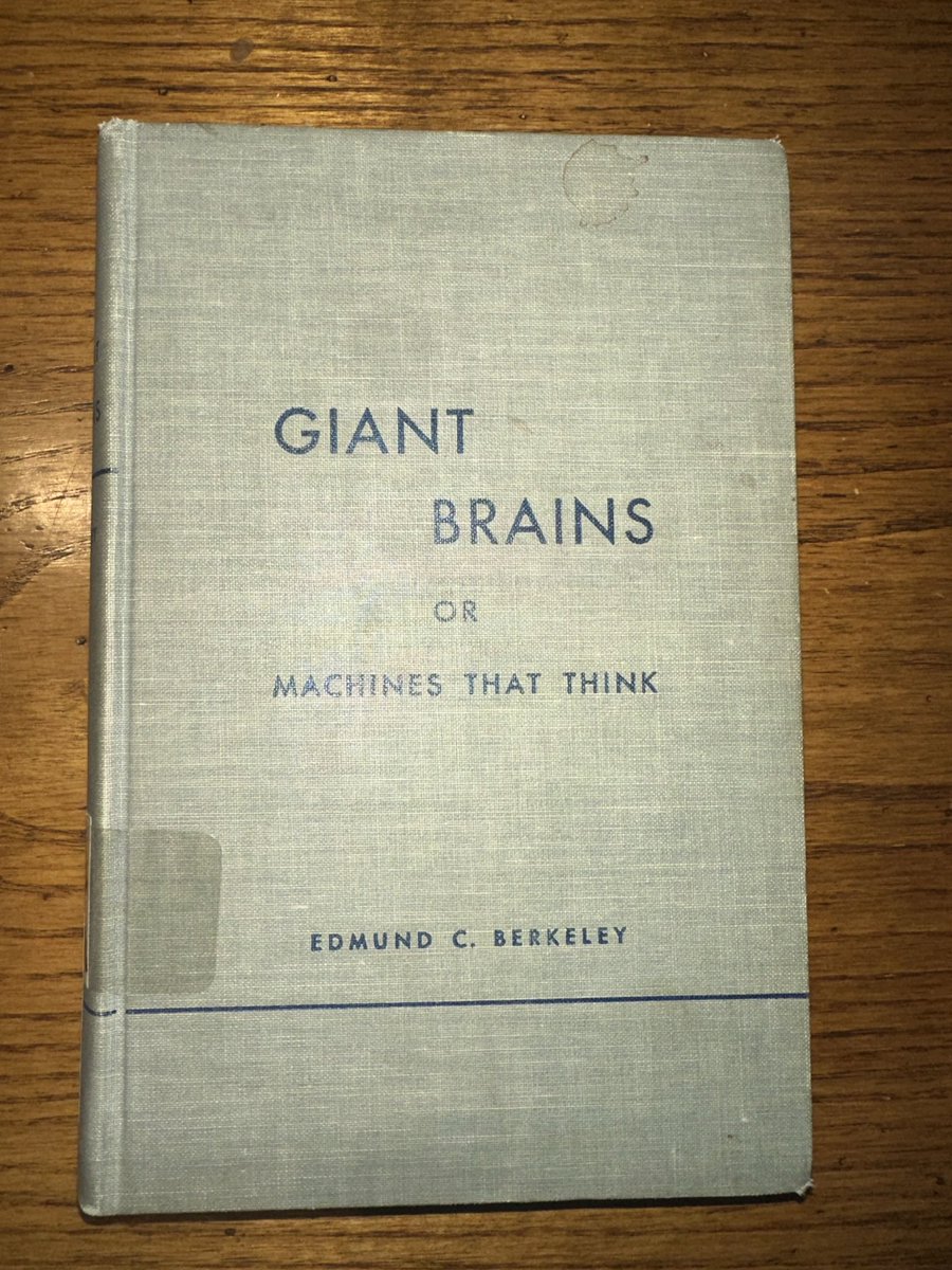 Published in 1949. This is when computing metaphors started going off the rails.