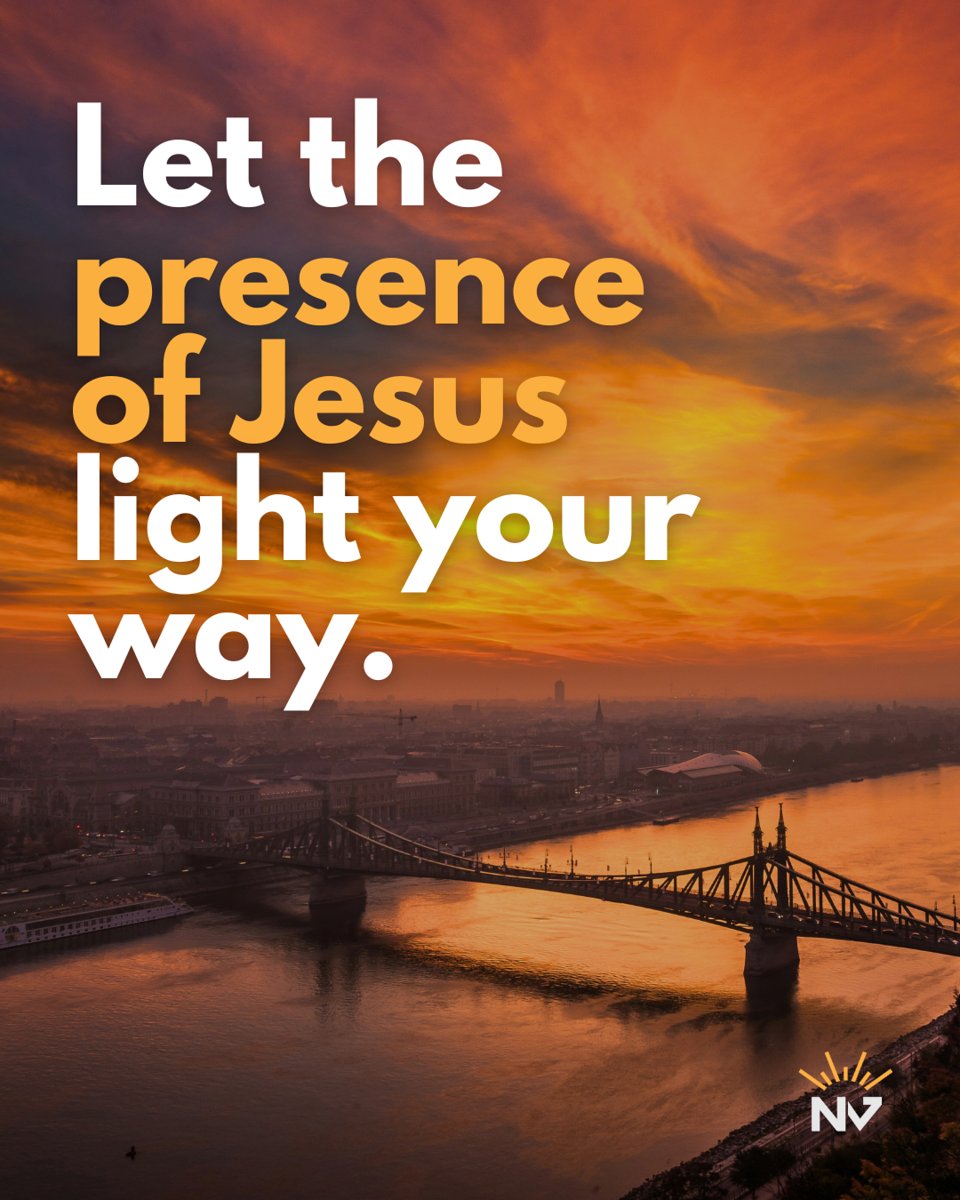 In the darkness, let the presence of Jesus illuminate your path with hope and faith.

#NewVision #WalkWithChrist #Faith #Hope #LightOfTheWorld