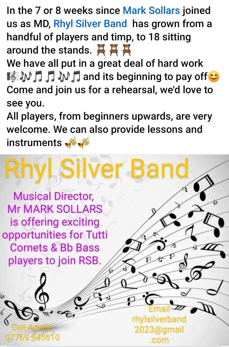 Rhyl Silver Band tweet media