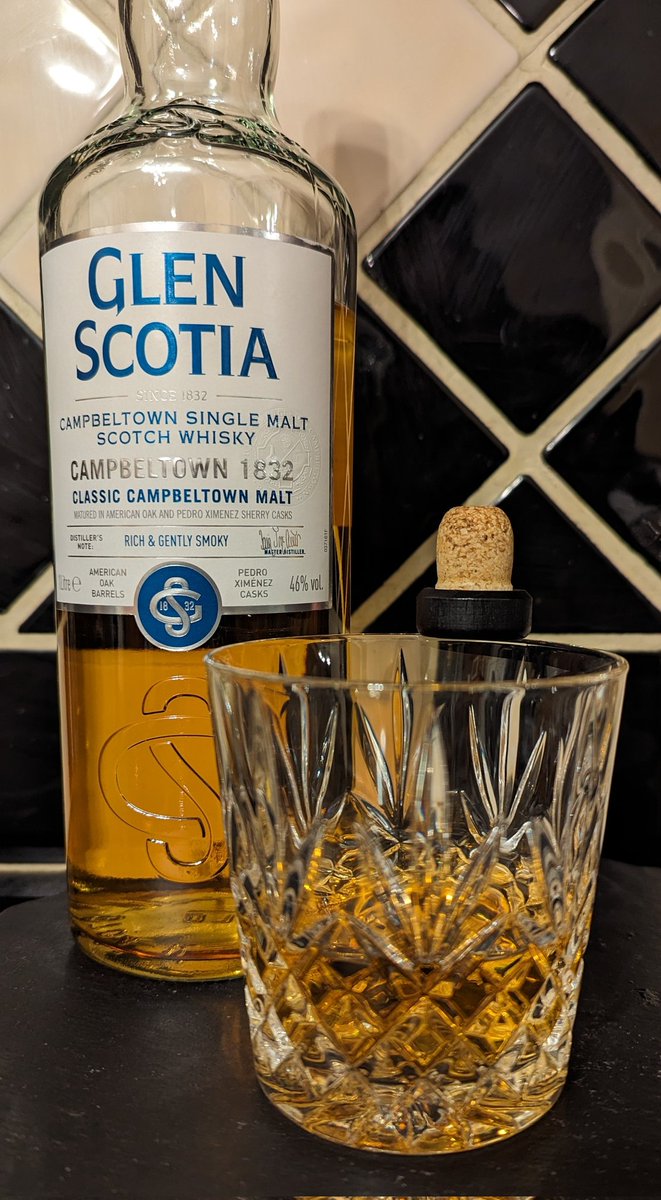 The last few holes of #TheMasters and a #TumblerClub dram. @GlenScotiaMalts Campbeltown 1832. Cheers all.