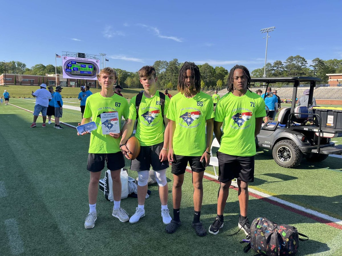 Jt2campbell's tweet photo. had a great time competing with the guys at the @CoachesCombines 
@BrockFranklin07 @QuisCopeland @DenariLee22 
@GregPort17 
@ldhsRaiderFB https://t.co/ceTwCuatq8