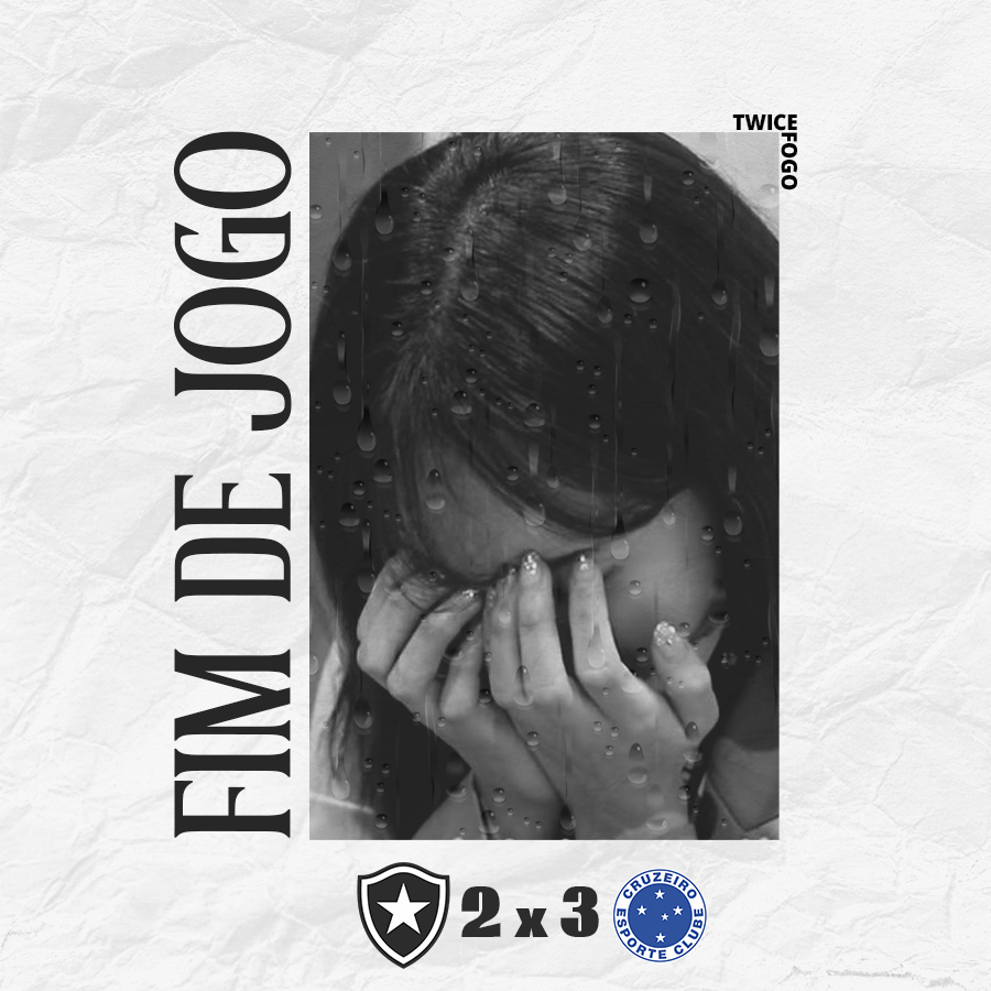 FIM DE JOGO. mais uma vez o Botafogo decepciona e perde seu jogo de estreia no Brasileirão 2024. 

vem aí mais uma campanha medíocre.

#CRUxBOT | 3x2