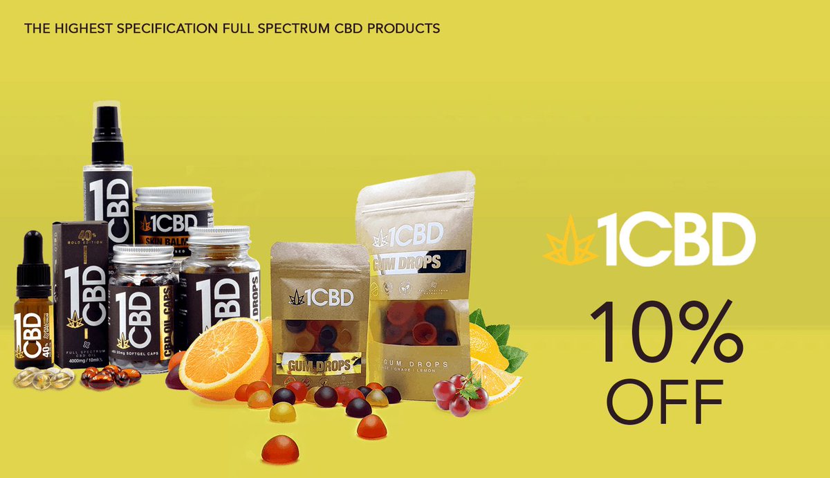 Attention all cannabis enthusiasts! Get your CBD fix with a 10% discount site-wide at 1CBD UK using coupon code SCO10 🌿 Shop now at buff.ly/3JgZlGD and take advantage of this limited-time offer! 💸 #CBD #SaveOnCannabis 💚