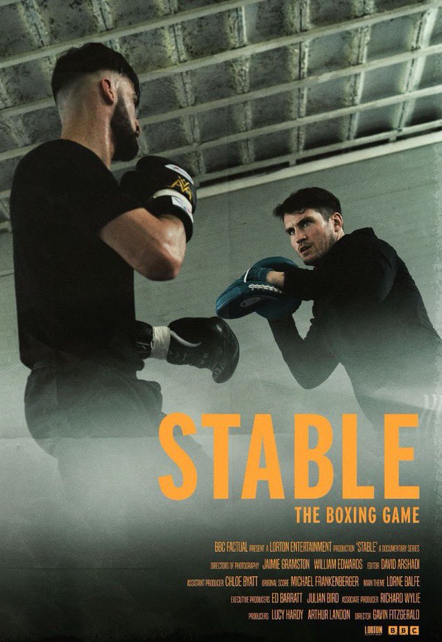 This is some of the best television I’ve seen in a while. Huge congratulations @gavfitzgerald on Stable: The Boxing Game. Highly recommend bbc.co.uk/iplayer/episod…