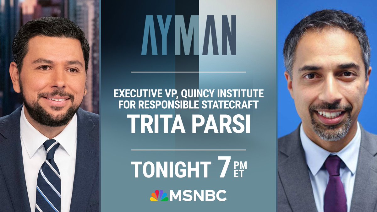 TONIGHT ON AYMAN: An update on the U.N. Security Council's emergency meeting in response to Iran's attack on Israel. @tparsi joins @AymanM to discuss the latest.