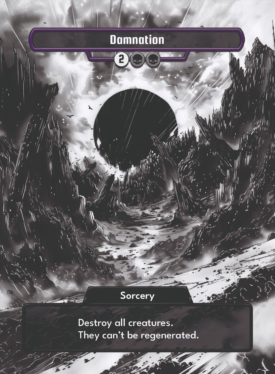 Magical_Proxy's tweet image. Damnation !

#MTGArt #MTGPauper #MagicTheGathering #cEDH #MTGArena #mtgsecretlair #MTGEDH #EDH #Mtgproxy #MTGPioneer #art #mtgfinance #mtgalter #MTG #MTGThunder #mtgjp