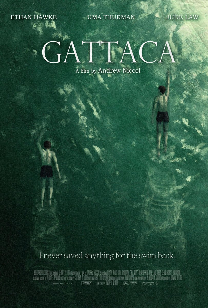 PosterEscape's tweet image. Brilliant poster for Gattaca by @SiliCell 

#Gattaca