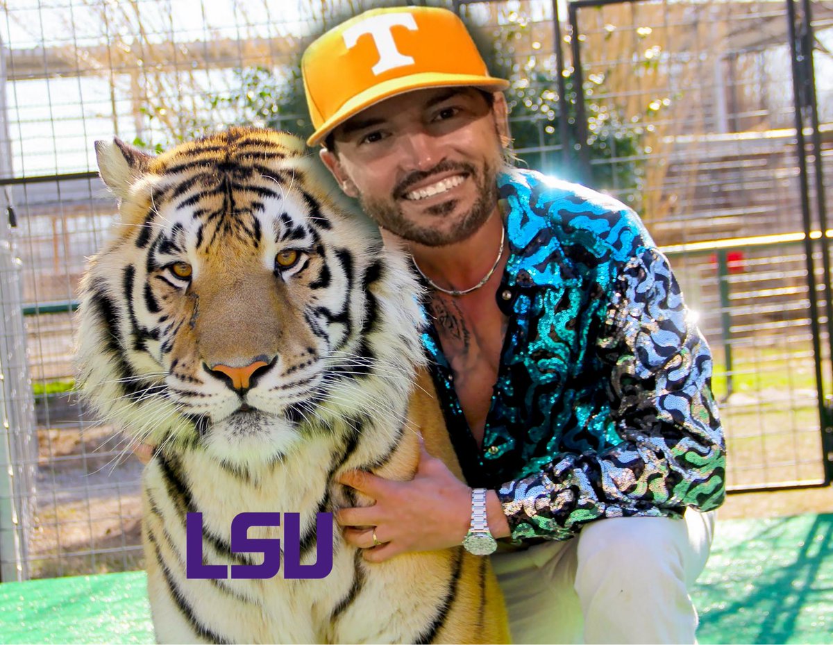 Knoxville wins in Tennessee-LSU series since Tony “Tiger King” Vitello was hired

Tennessee: 8
LSU: 0