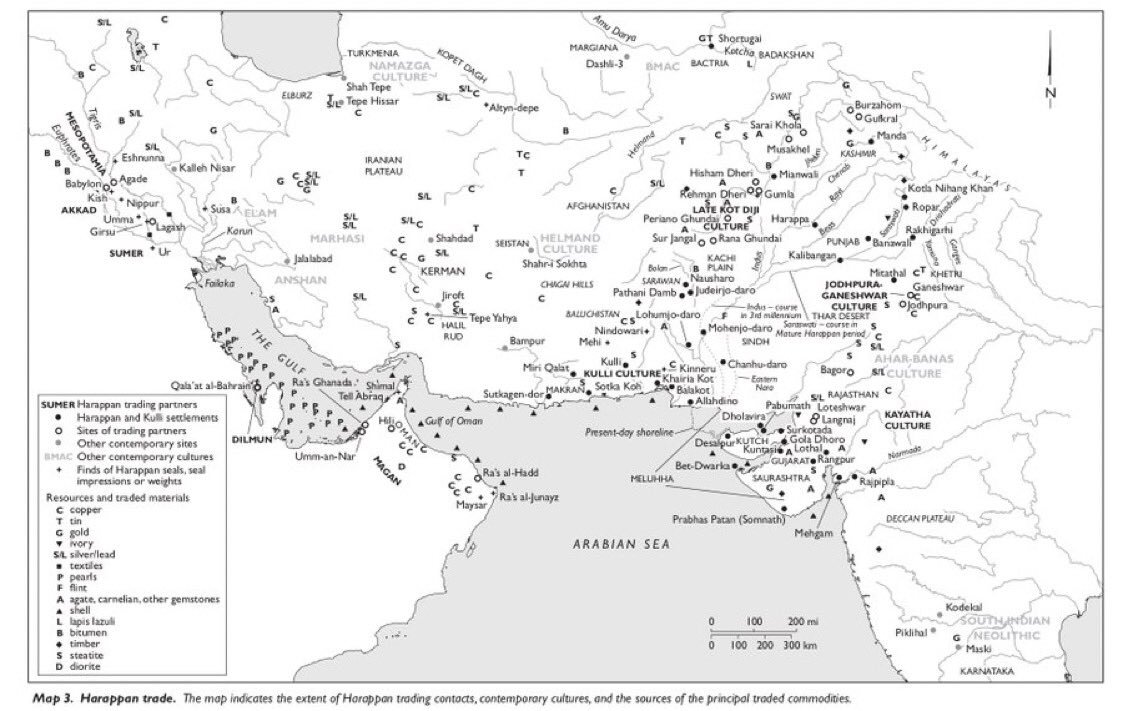 Harappans were trading from the Mediterranean to Turan