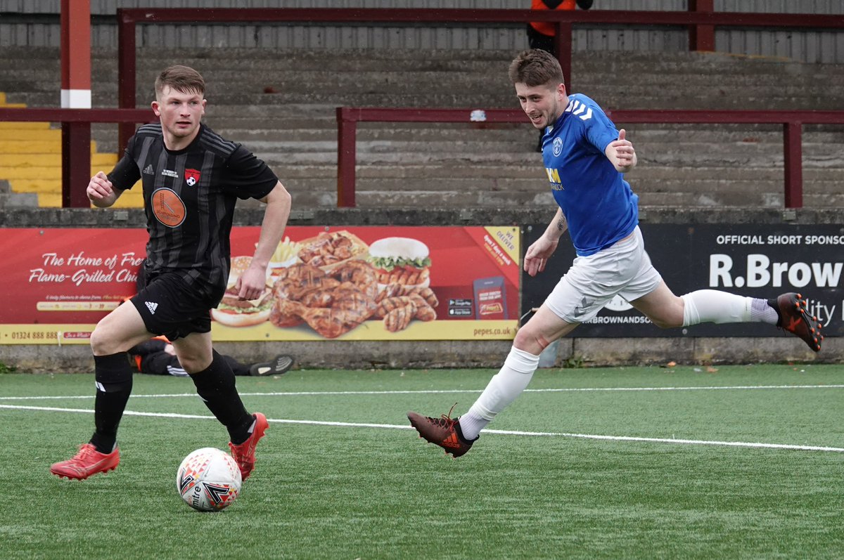 Moments from this afternoon’s Only Sport Sunday Trophy Semi Final at Stenhousemuir: Westside 1 Grange 0 Pictures courtesy of Gerry Moore (Stirling & District AFA)