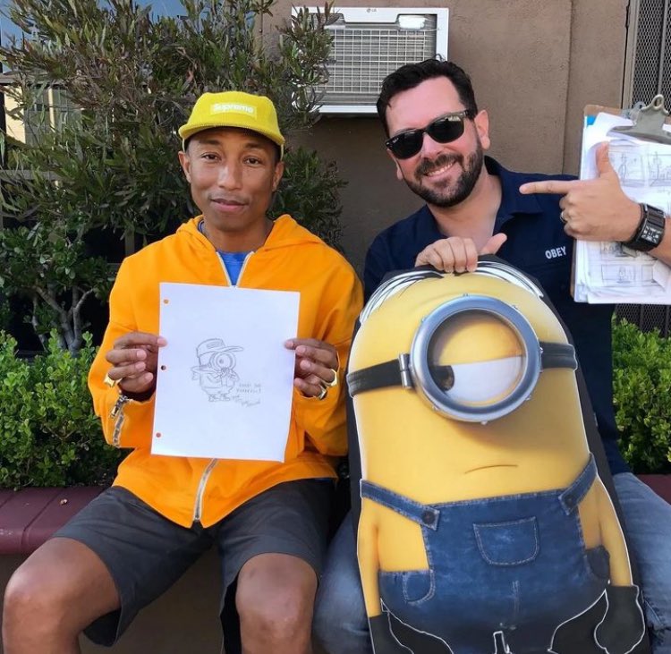 pharrellbrazil's tweet photo. 🚨| CONFIRMADO! Pharrell participará da trilha sonora de “Meu Malvado Favorito 4” como cantor e compositor. https://t.co/ykboQP1Zy3