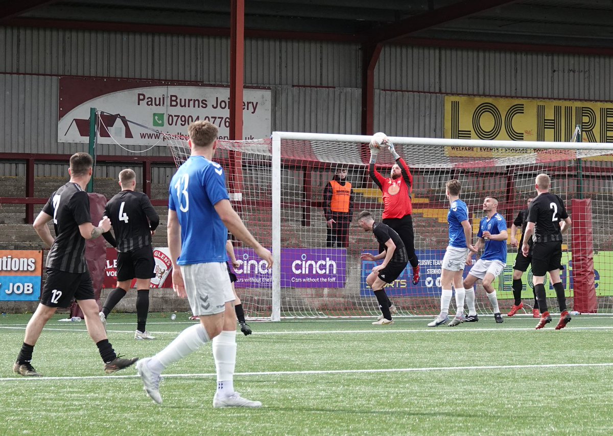 Moments from this afternoon’s Only Sport Sunday Trophy Semi Final at Stenhousemuir: Westside 1 Grange 0 Pictures courtesy of Gerry Moore (Stirling & District AFA)