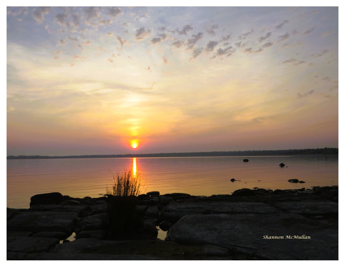 #SundaySunsets Breathe it in ....a peaceful sunset on Manitoulin Island, the world's largest freshwater island. A hug from nature. #manitoulinmagic #peace #love