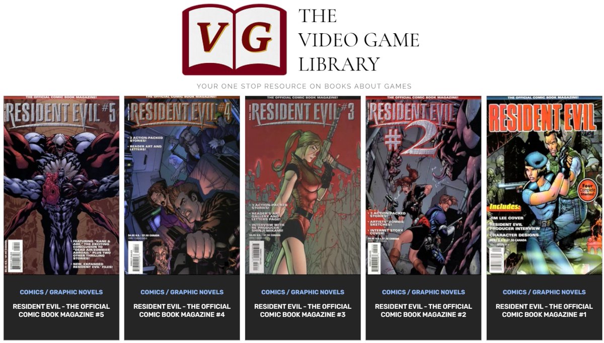 TheVGLibrary's tweet image. Who remembers the #ResidentEvil Official Comic Book Magazine ⁉️

An anthology of stories from Resident Evil 1 and 2 told across 5 action-packed issues! 

✅ All issues have now been fully catalogued into #TheVideoGameLibrary. 

(Thanks to @Blarcade for the reminder on these🙏)