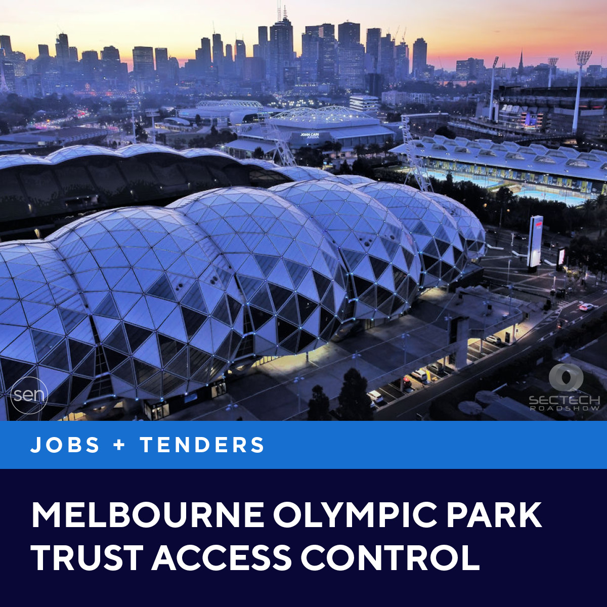 sen.news/melbourne-olym…
'Melbourne’s Olympic Park Trust is seeking access control hardware and system enhancement for the organisation’s carparks across 6 venues.'
#accesscontrol #entrancecontrol #liftcontrol #gates #authentication #securityinstallers #securityintegration #sen