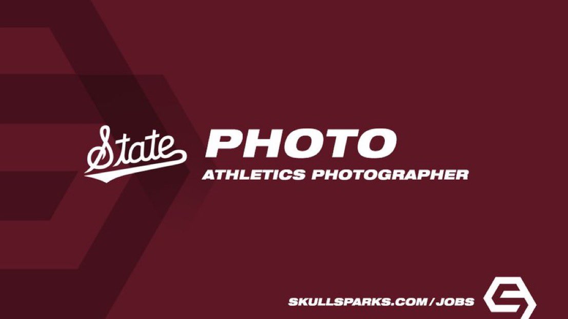 Opportunity with @HailState Athletics Photographer (Fellow) Starkville, Mississippi tinyurl.com/mspxm2kv SkullSparks.com/jobs