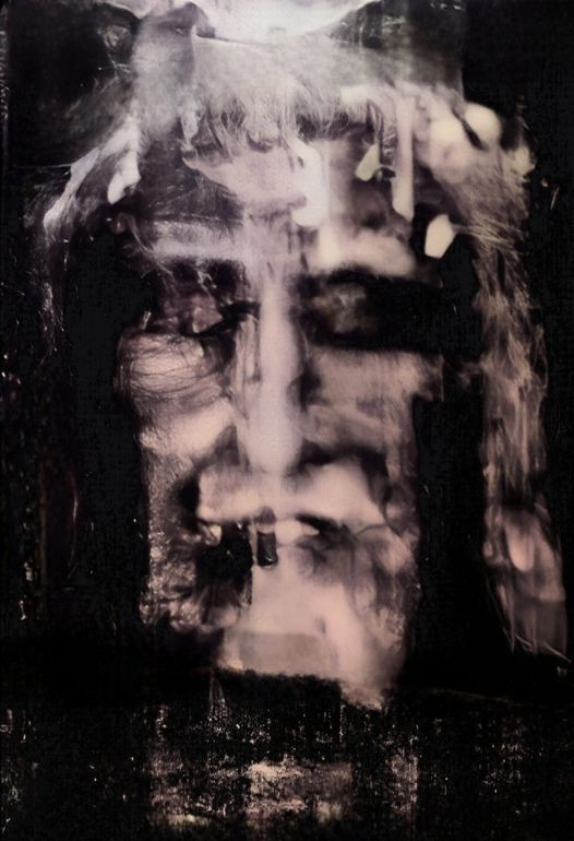 This image of the face of Christ dates back 2000 years, is a photographic negative, has no natural explanation, and can only have been imprinted on the fabric by a massive explosion of ultraviolet or Xray radiation.

Explain this, atheists.