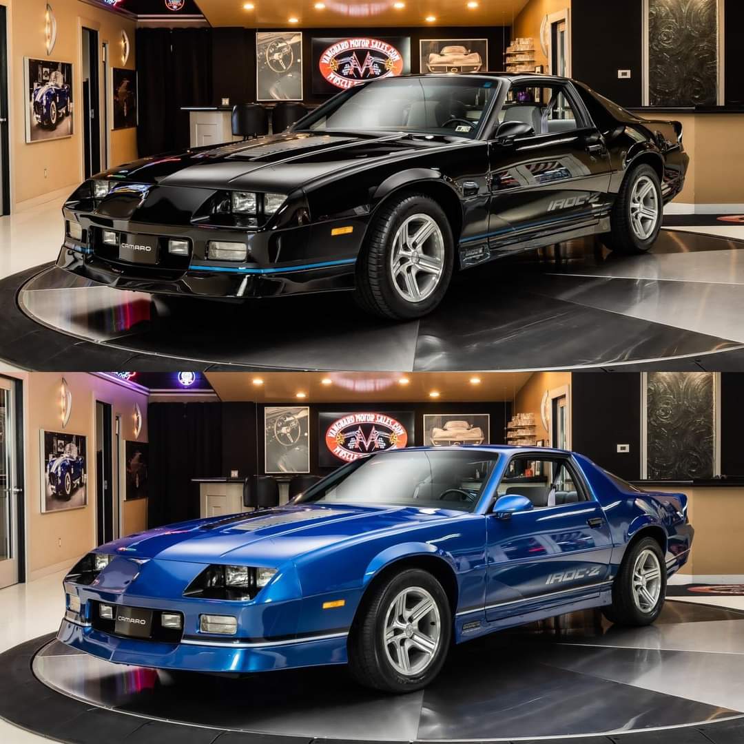 Blue or black?

#Chevy #Camaro #v8 #AmericanMuscle #ClassicCars