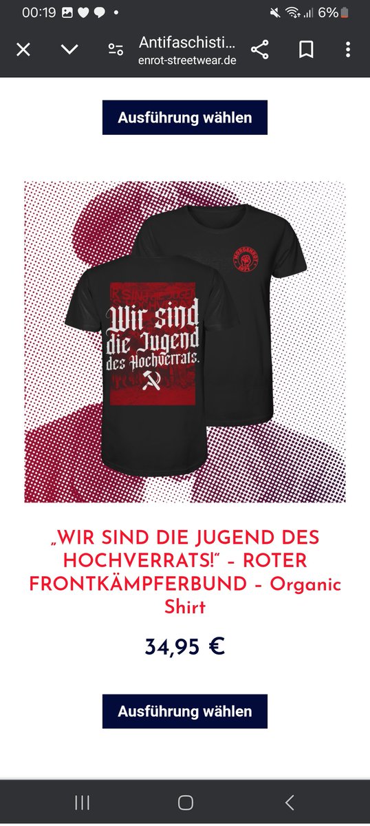 Aus der Rubrik, Shirts die hart gehen