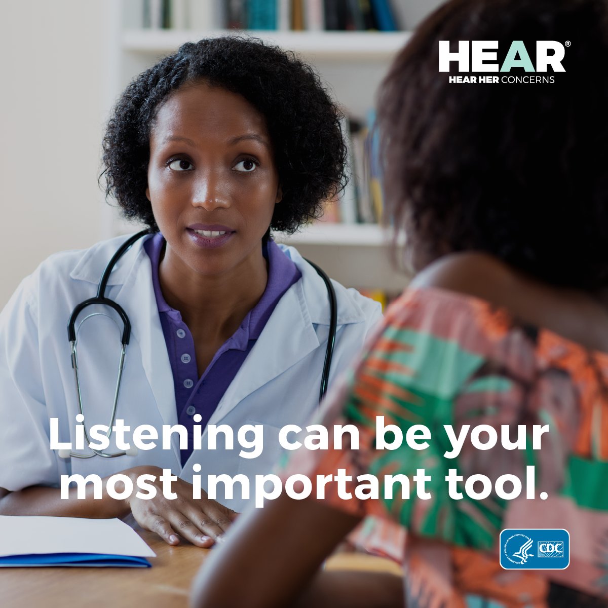 While most women have a healthy pregnancy and delivery, sometimes complications can arise — and Black moms are more at risk to experience them. Learn the urgent maternal warning signs (bit.ly/3kAitUR) and truly listen to her concerns. #HearHer