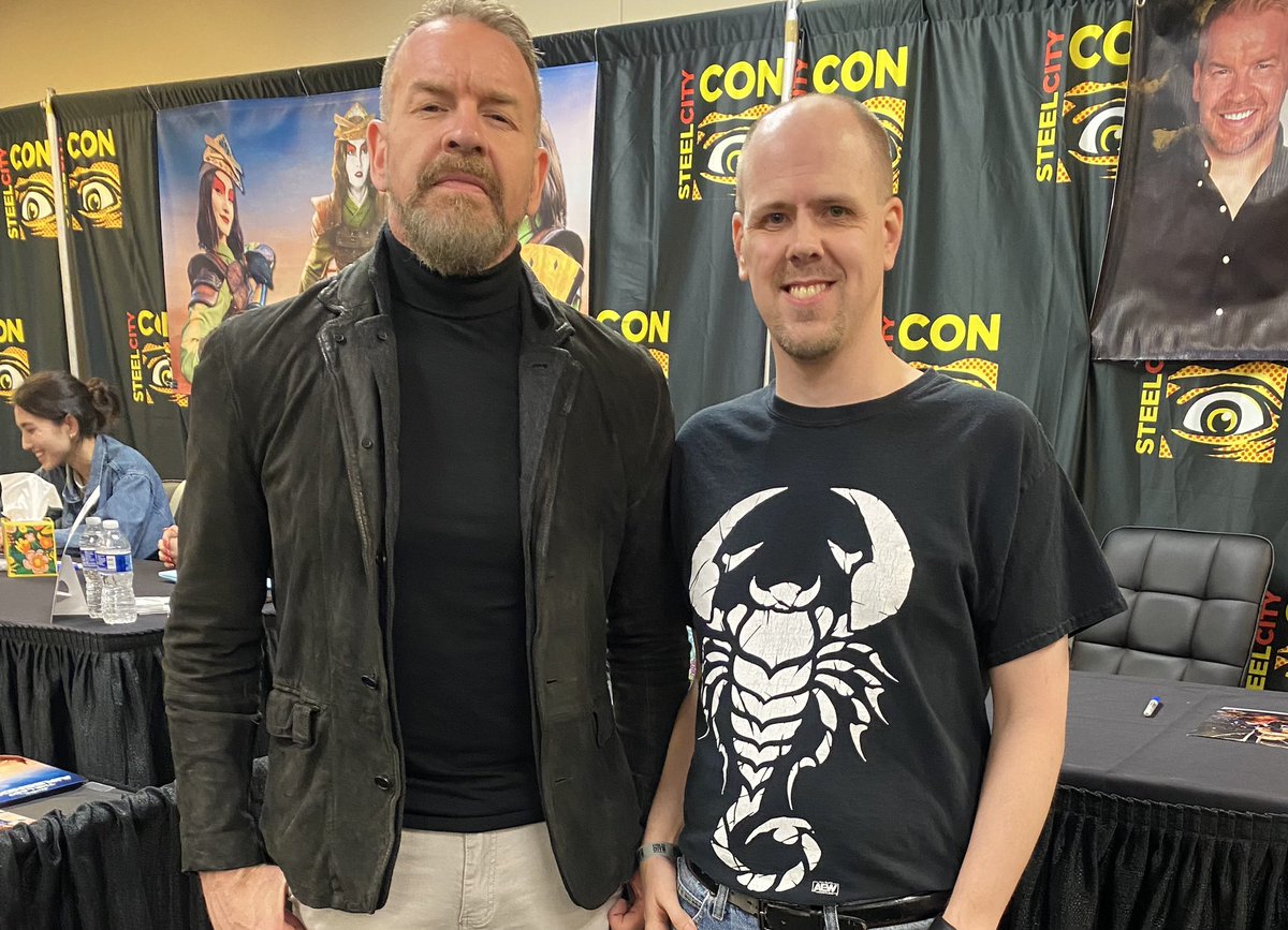 Thank you @Sting and @Christian4Peeps for appearing at @Steelcitycon this weekend!