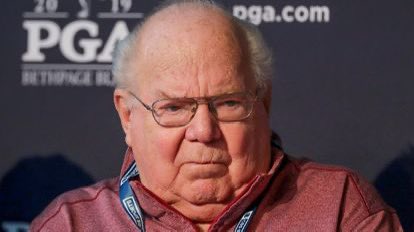 Errant golf ball plunks Verne Lundquist on the head, killing him instantly on his final day covering The Masters #sadnews