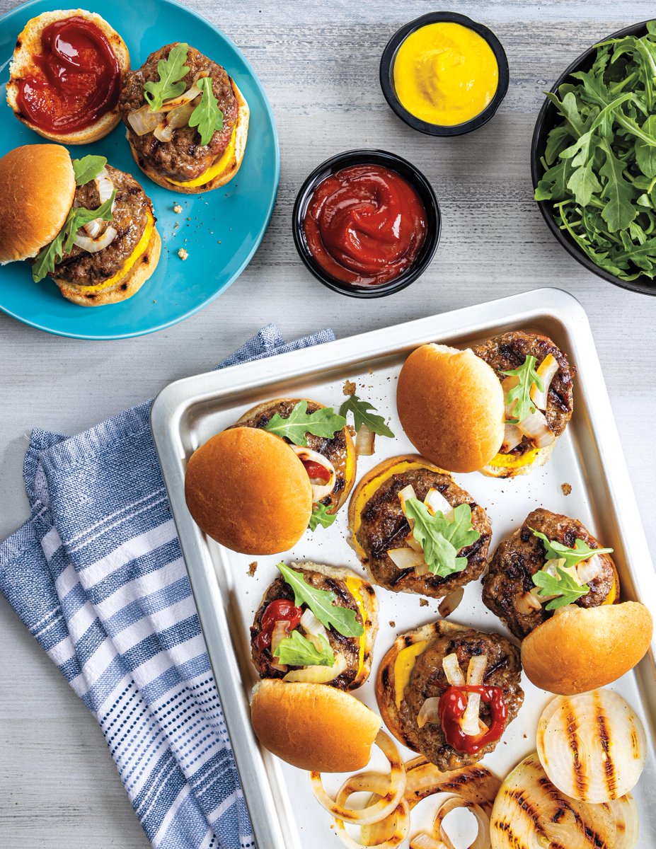 What’s better than burgers? Stuffed burgers! Bite into these cheese-laced patties covered with your favorite tasty toppings at your next cookout 🍔 Full recipe here: bit.ly/43RIZxq How-to video here: youtu.be/HgELiqu3tRU