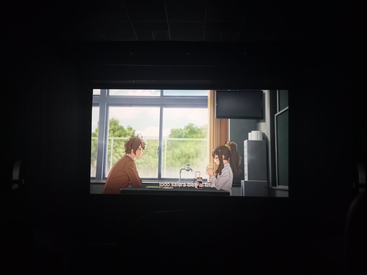 Exply_San's tweet photo. Fui a ver la película de Rascal Does Not Dream :'3

Fui solito pero hermosa la película
Necesito mi propia Mai-San https://t.co/M0DN9THVsn