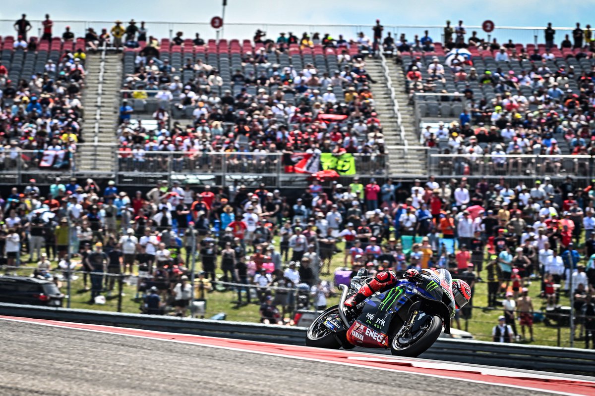 Solid Catch-Up Effort by Quartararo in COTA Race 📰 yamahamotogp.com/news/14-04-202… #MonsterYamaha | #MotoGP | #AmericasGP