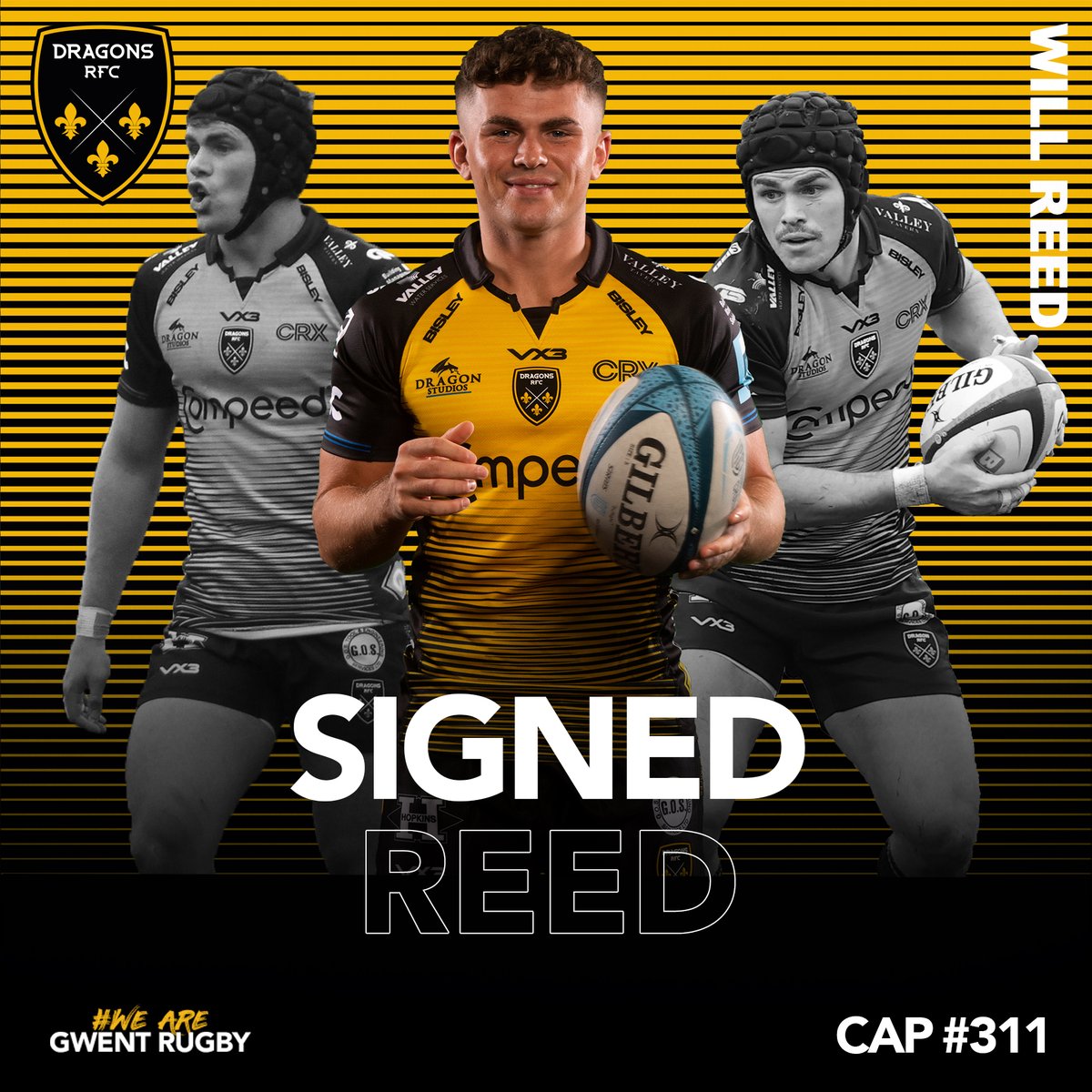 💥 𝙍𝙀𝙀𝘿 𝘼𝙂𝙍𝙀𝙀𝙎 🆕 𝘿𝙀𝘼𝙇 📝 We are delighted to announce that fly half & Dragons academy graduate Will Reed has put pen to paper on a new deal with the Men of Gwent ahead of the 2024/25 season! 🔥🙌 Show some ❤️ for Will #WeAreGwentRugby